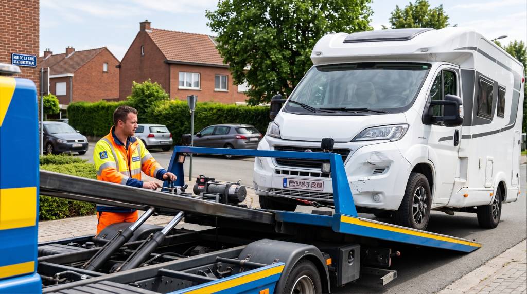 Service professionnel de rachat motorhome accidente panne belgique cash